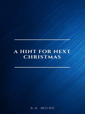 cover image of A Hint for Next Christmas